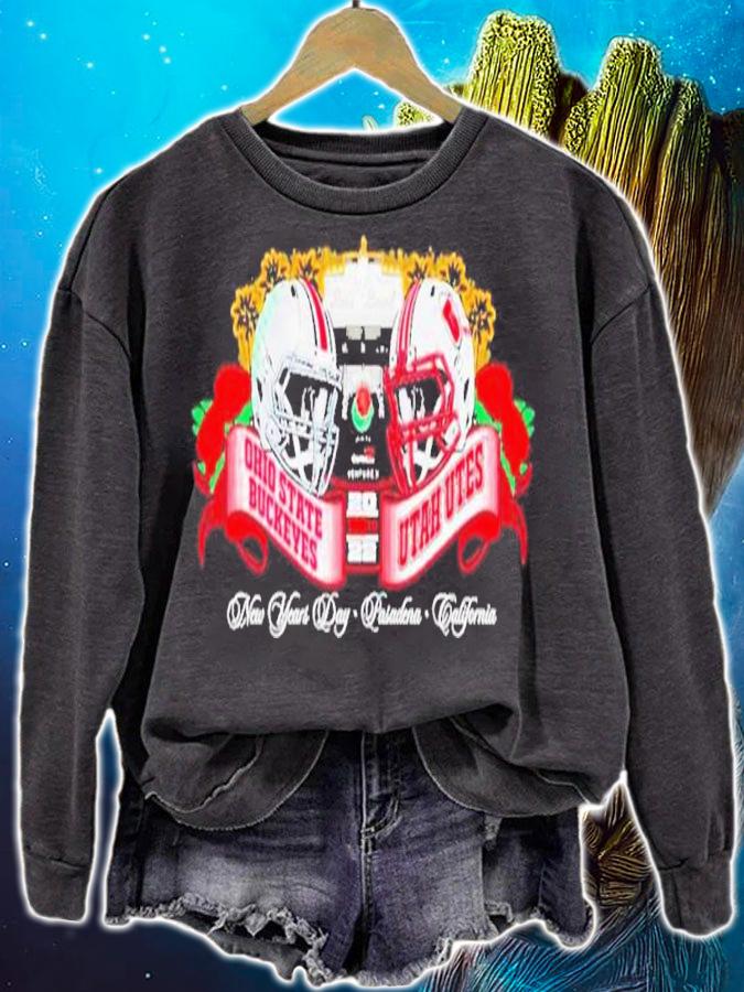 Rose Bowl Game Ohio State Buckeyes Vs Utah Utes Pasadena 2022 New Years Day Shirt t-shirt sweatshirt