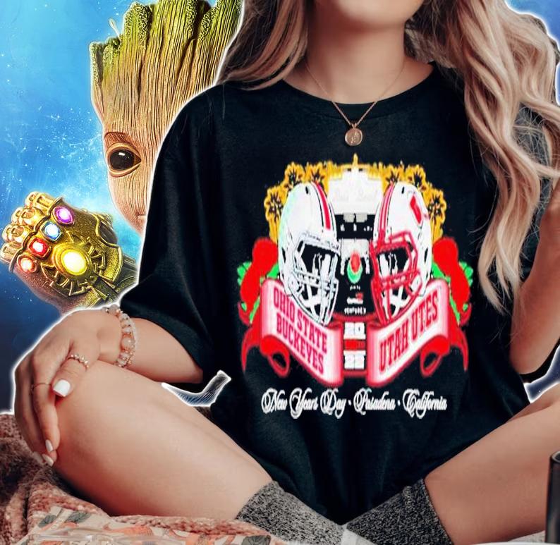 Rose Bowl Game Ohio State Buckeyes Vs Utah Utes Pasadena 2022 New Years Day Shirt t-shirt woman shirt
