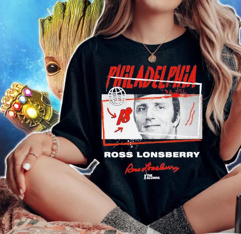 Ross Lonsberry Philadelphia Tones Hockey Signature Shirt t-shirt woman shirt