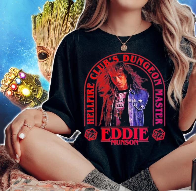 Stranger Things 4 Eddie Munson Hellfire Club Dungeon Master Shirt t-shirt woman shirt