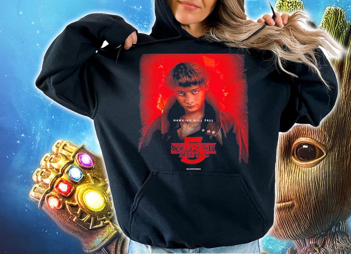 Stranger Things 5 Hawkins will fall the last victim shirt t-shirt hoodie