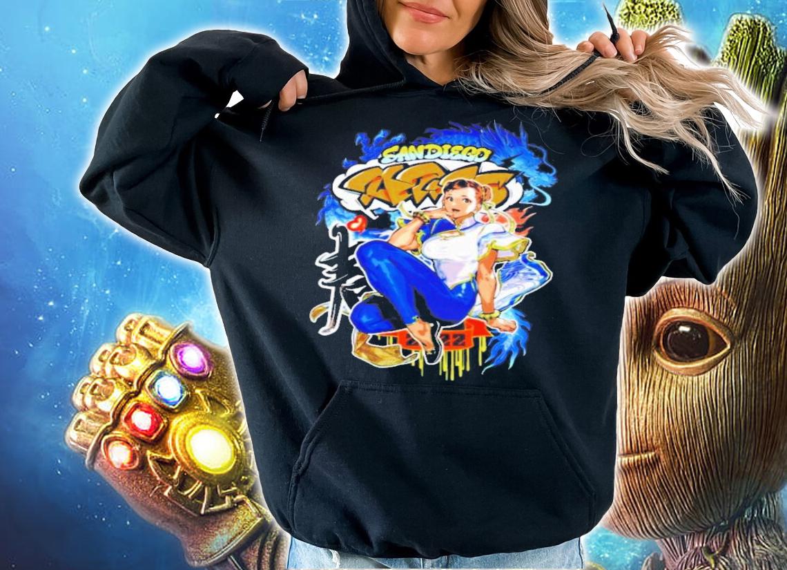 Street Fighter 6 Chun Li Sdcc 2022 Udon T-Shirt t-shirt hoodie