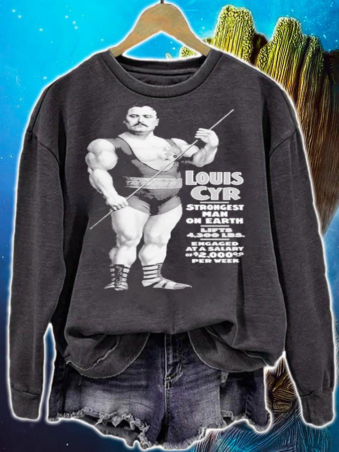 Strongest Man On Earth Louis Cyr shirt t-shirt sweatshirt