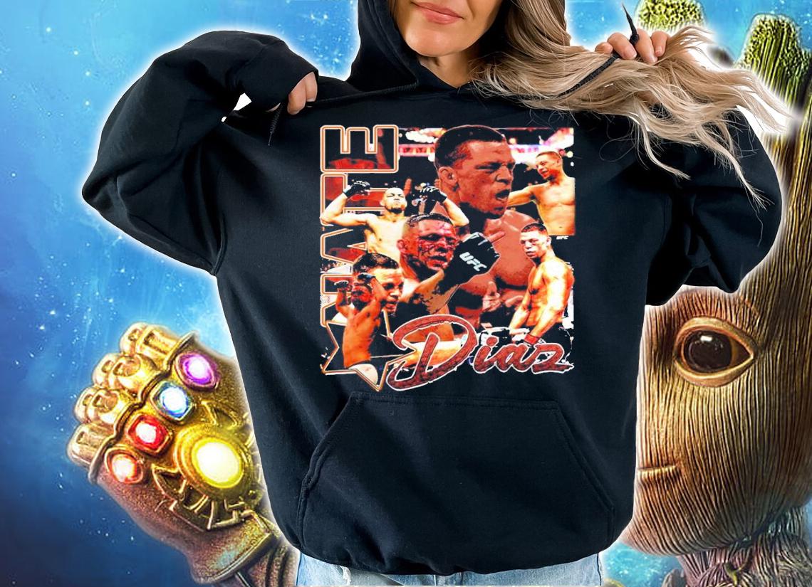 UFC Nate Diaz vintage retro shirt t-shirt hoodie
