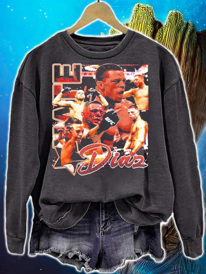 UFC Nate Diaz vintage retro shirt t-shirt sweatshirt