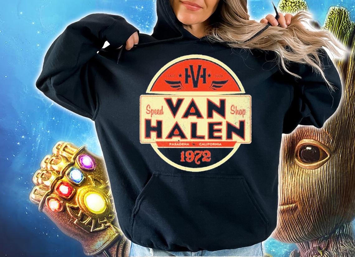 Van Halen Speed Shop World Tour Band shirt t-shirt hoodie