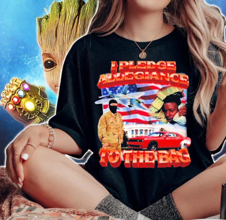 I Pledge Allegiance To The Bag Swag Stimulus Shirt t-shirt woman shirt