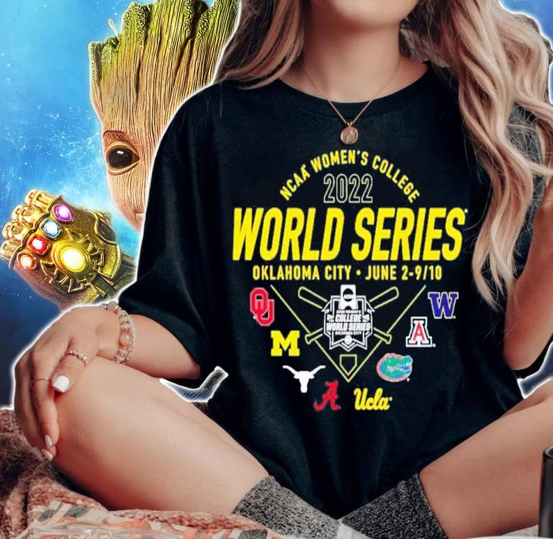 June 2-9 10 2022 NCAA College World Series Oklahoma City Shirt t-shirt woman shirt