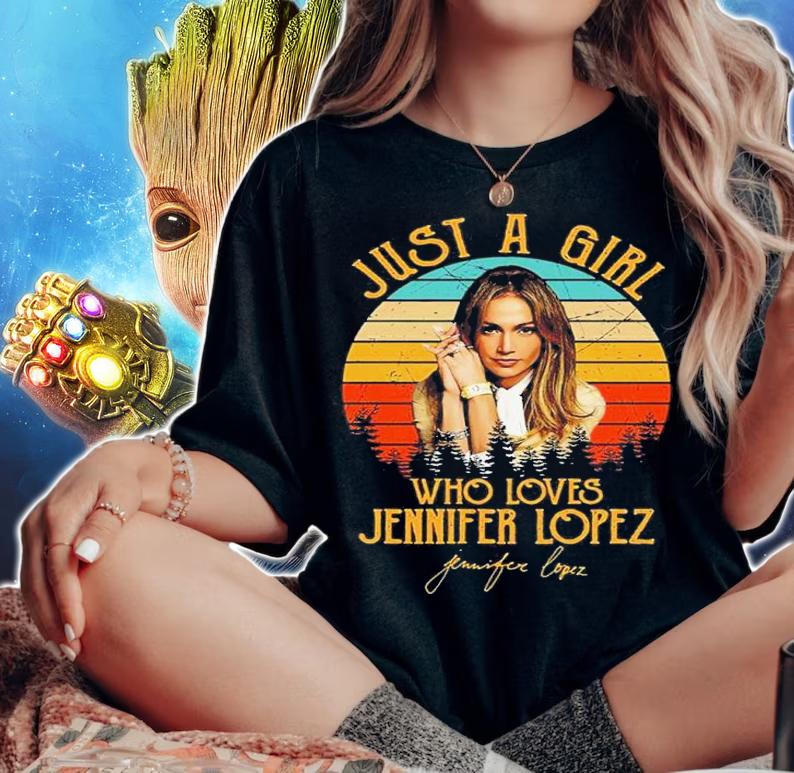 Just A Girl Who Loves Jlo Diva Lopez Vintage Shirt t-shirt woman shirt