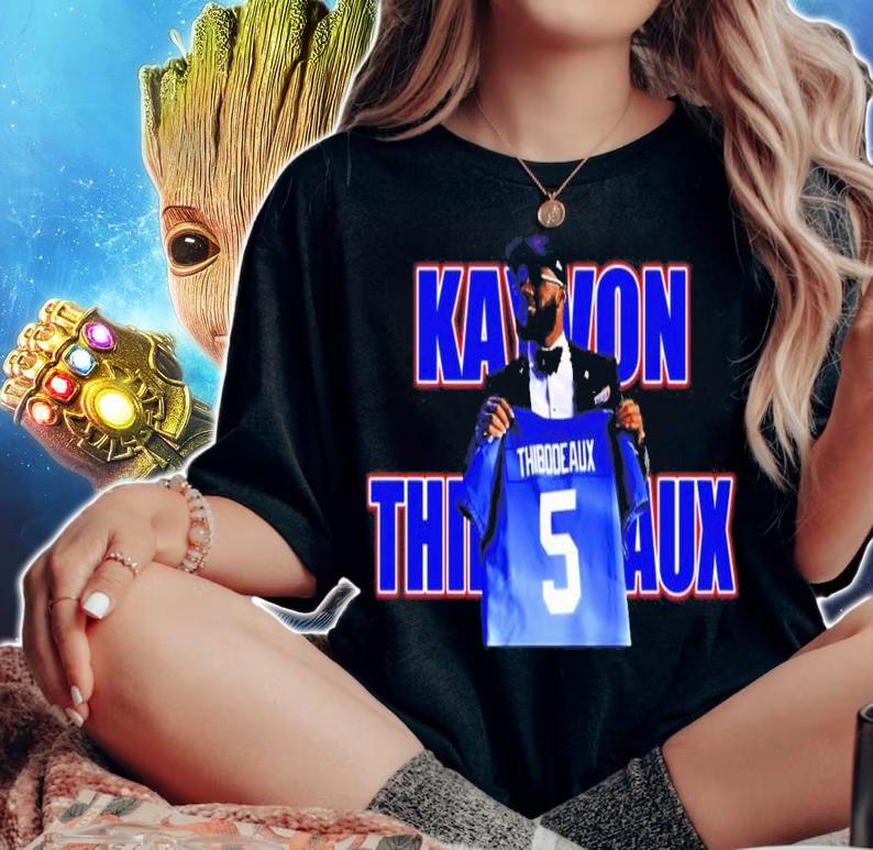Kayvon Thibodeaux NY Giants Football Shirt t-shirt woman shirt