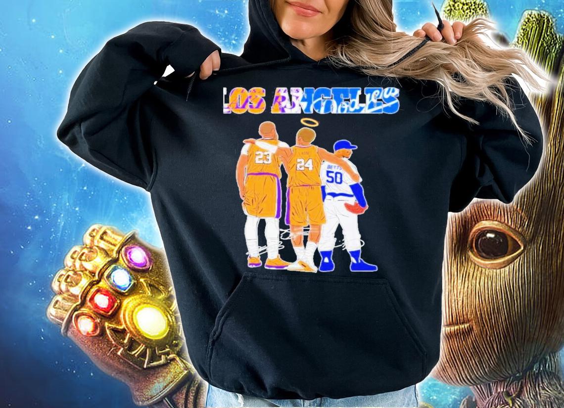 Los Angeles Lebron James Kobe Bryant And Mookie Betts Signatures Shirt t-shirt hoodie