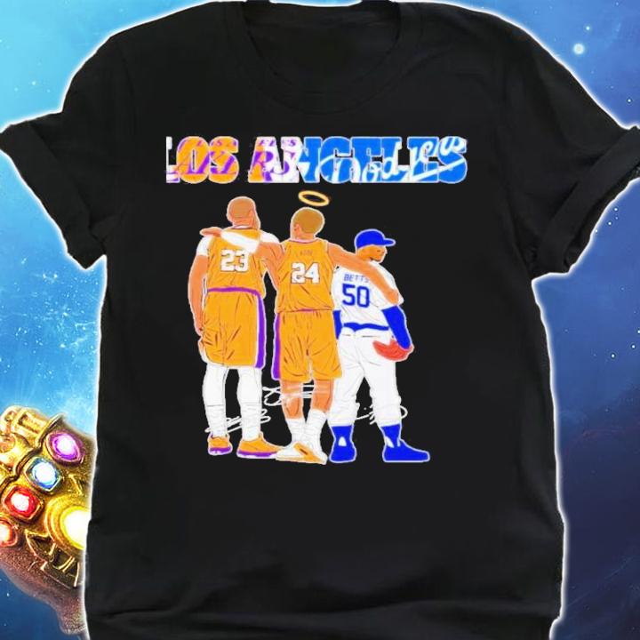 Los Angeles Lebron James Kobe Bryant And Mookie Betts Signatures Shirt t-shirt shirt