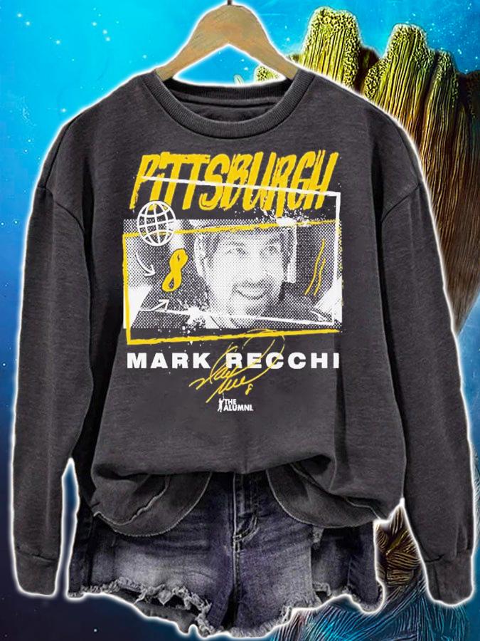 Mark Recchi Pittsburgh Tones Hockey Signature Shirt t-shirt sweatshirt