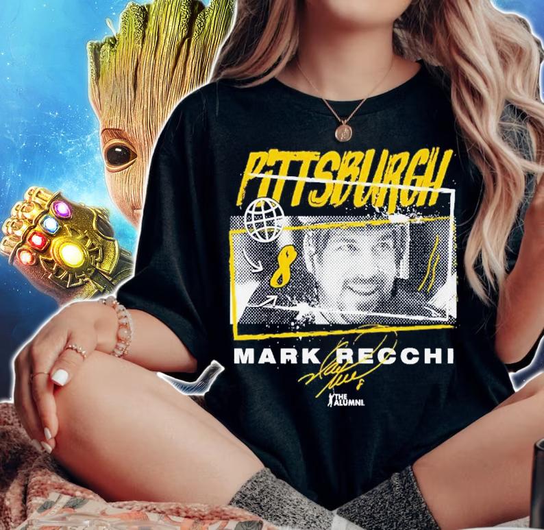 Mark Recchi Pittsburgh Tones Hockey Signature Shirt t-shirt woman shirt