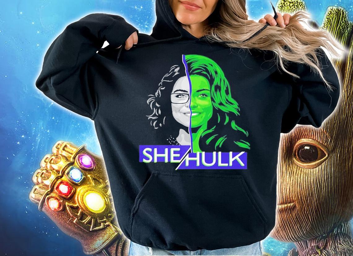 Marvel Studios She Hulk Jen Walters Split shirt t-shirt hoodie