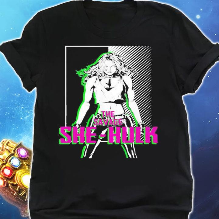 Marvel The Savage She-Hulk Color Pop Half & Half Shirt t-shirt shirt