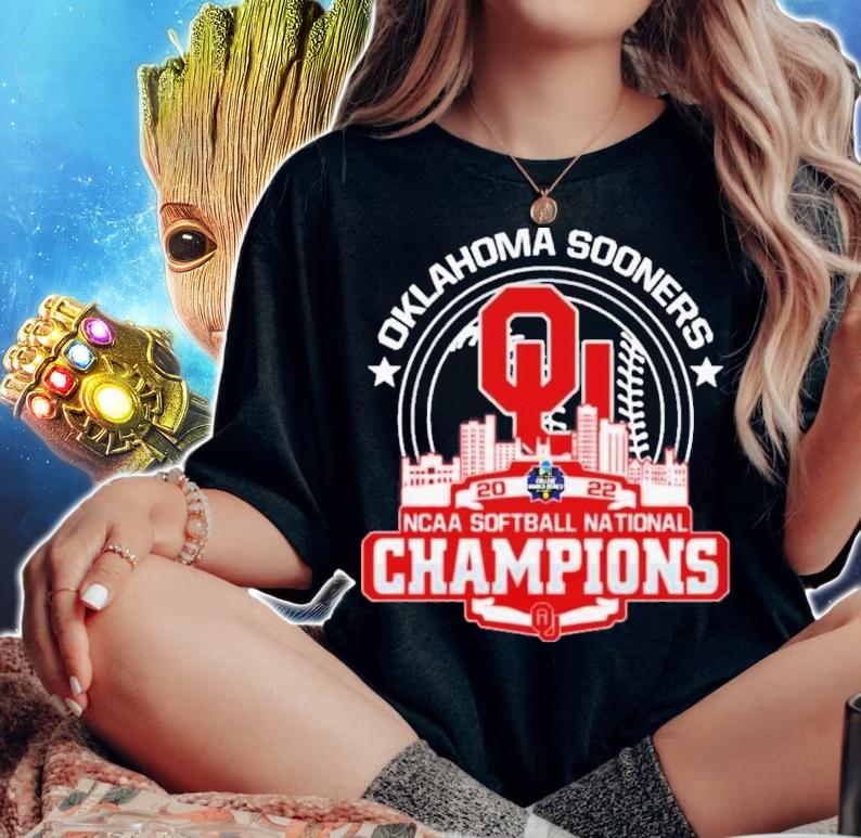 Oklahoma Sooners 2022 NCAA Softball National Champions Shirt t-shirt woman shirt