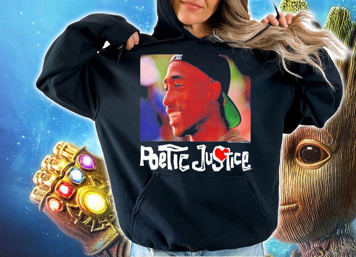 Old School Hiphop Poetic Justic 2PAC Justice T-Shirt t-shirt hoodie