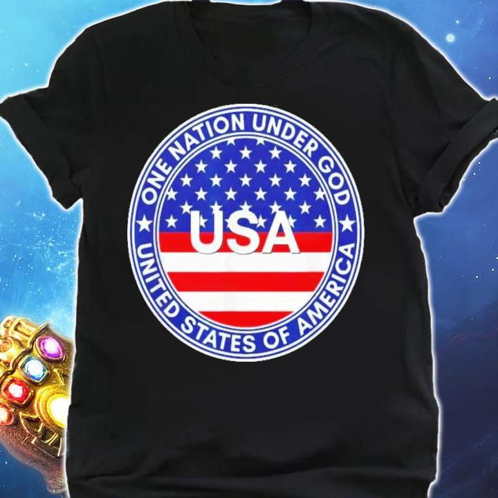 One Nation Under God United States Of America USA 2022 T-Shirt t-shirt shirt
