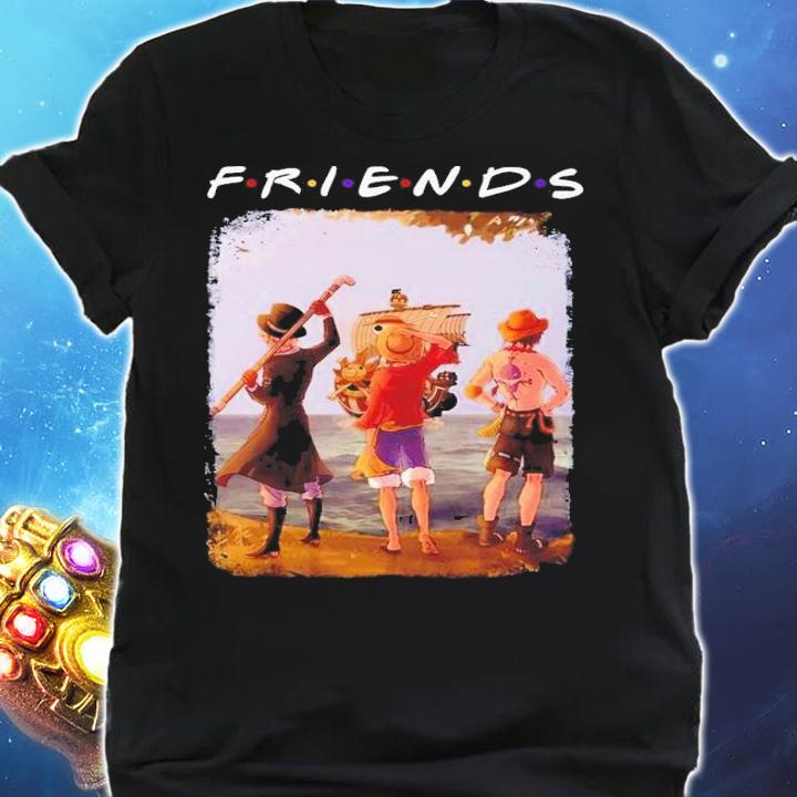 One Piece Friends Monkey D. Luffy Portgas D. Ace Sapo Shirt t-shirt shirt