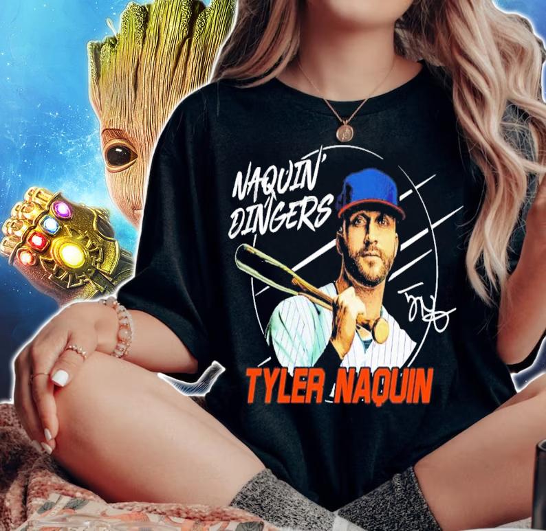 Naquin Dingers Tyler Naquin Dingers Signature t-shirt woman shirt
