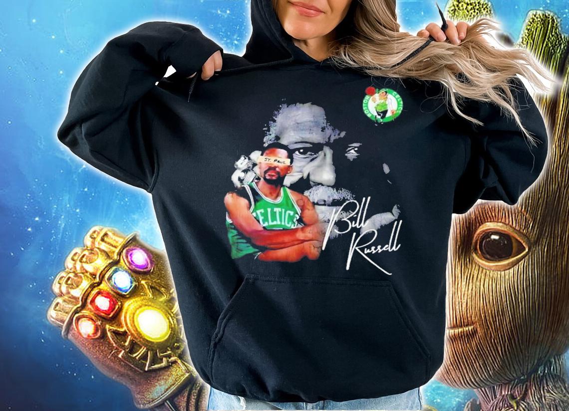NBA Legend Bill Russell Signature RIP Shirt t-shirt hoodie