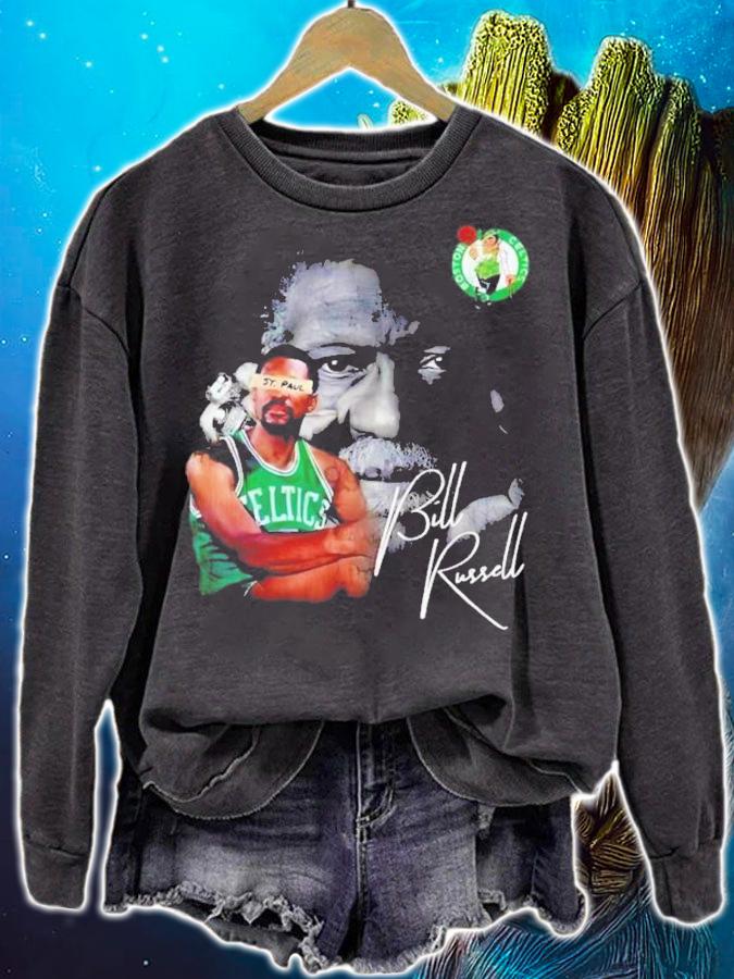 NBA Legend Bill Russell Signature RIP Shirt t-shirt sweatshirt
