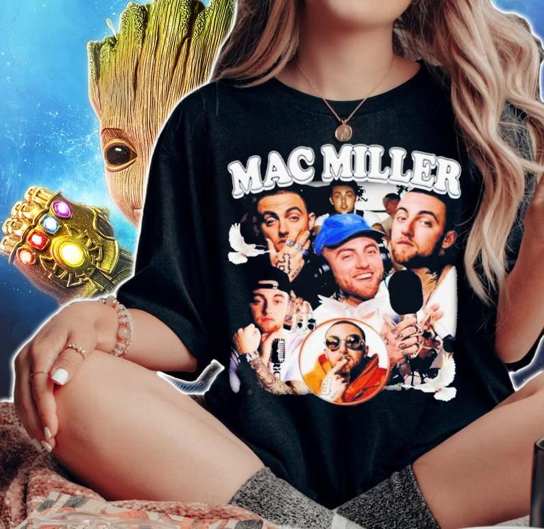 New Design Mac Miller Graphic t-shirt woman shirt