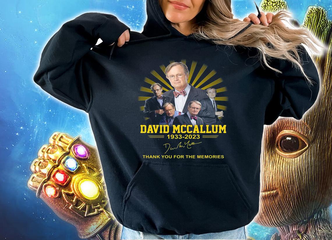 David McCallum 1933-2023 Signature Thank You For The Memories t-shirt hoodie