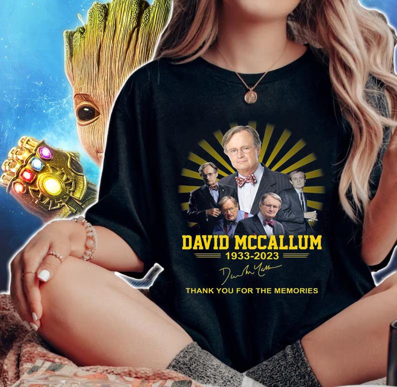David McCallum 1933-2023 Signature Thank You For The Memories t-shirt woman shirt