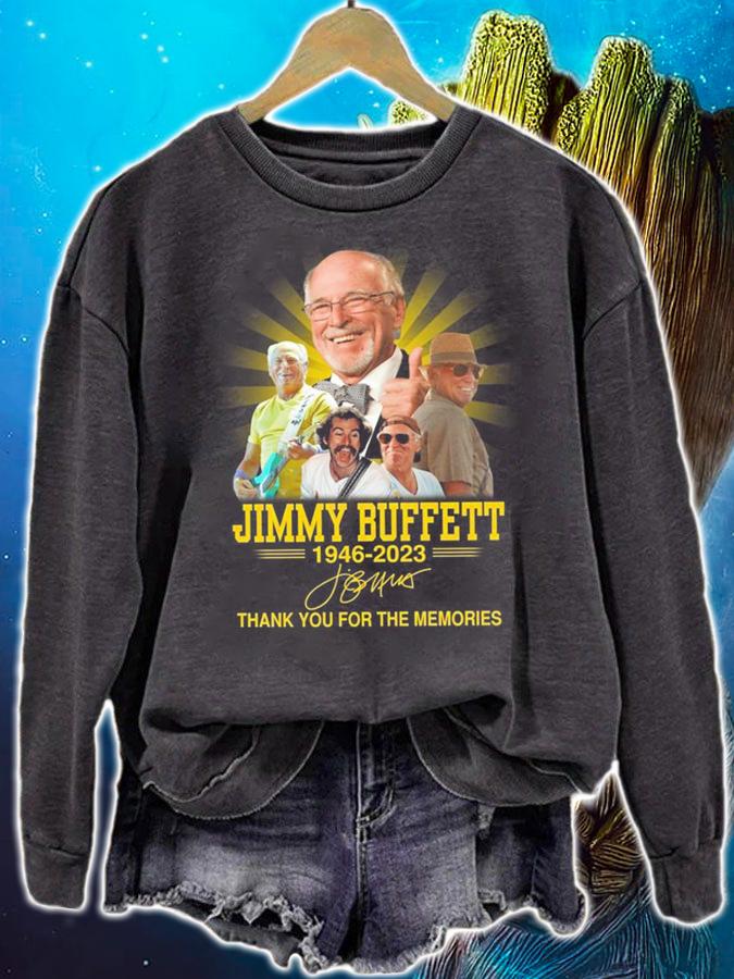 RIP Jimmy Buffett 1946-2023 Thank You For The Memories Signature t-shirt sweatshirt