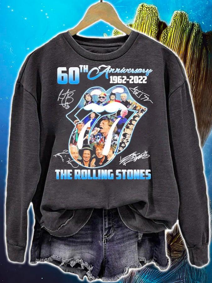 Rock N Roll The Rolling Stones 60th Anniversary 1962-2022 Signatures Shirt t-shirt sweatshirt