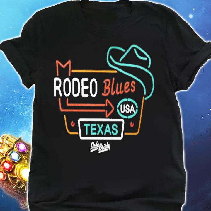 Rodeo Blues Usa Texas Dale Brisby T-Shirt t-shirt shirt
