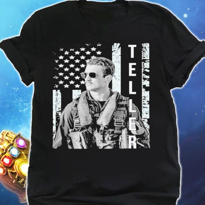 Rooster Miles Teller USA Flag Retro Top Gun Movie 2022 Shirt t-shirt shirt