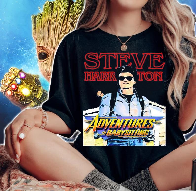 Steve Harrington Adventures in Babysitting shirt t-shirt woman shirt
