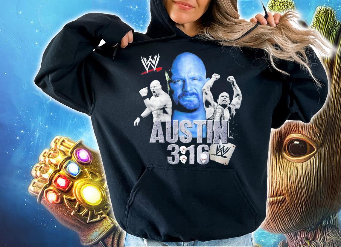 Stone Cold Steve Austin WWF World Wrestling 1998 T-Shirt t-shirt hoodie