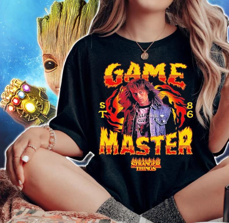 Stranger Things Game Master Eddie Munson shirt t-shirt woman shirt
