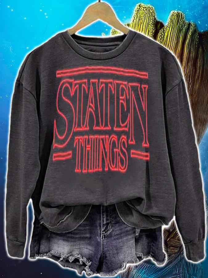 Stranger Things Staten Things shirt t-shirt sweatshirt