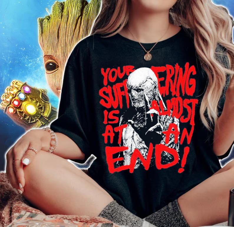 Stranger Things Vecna Suffering Almost At An End shirt t-shirt woman shirt