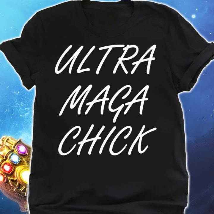 Ultra Maga Chick Support Trump 2024 President #45 Anti-Biden T-Shirt t-shirt shirt