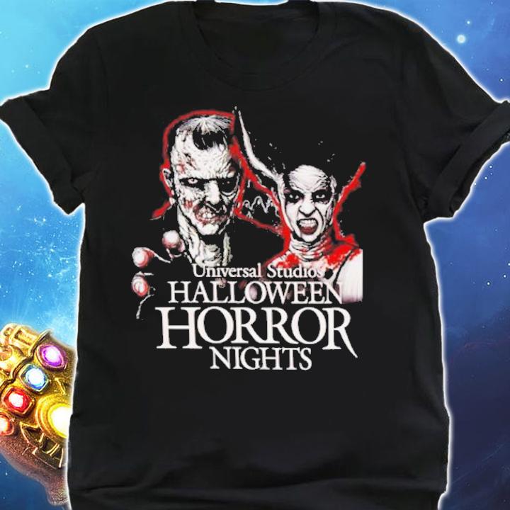Universal Studios Halloween Horror Nights Frankenstein & Bride Of Frankenstein shirt t-shirt shirt