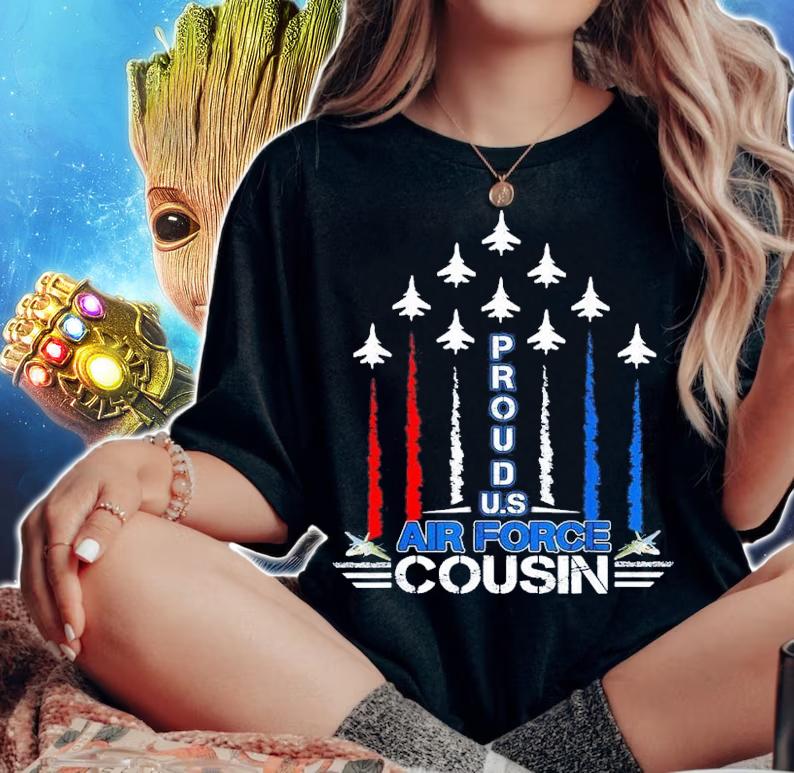 US Air Force Proud Cousin Proud Air Force Cousin shirt t-shirt woman shirt