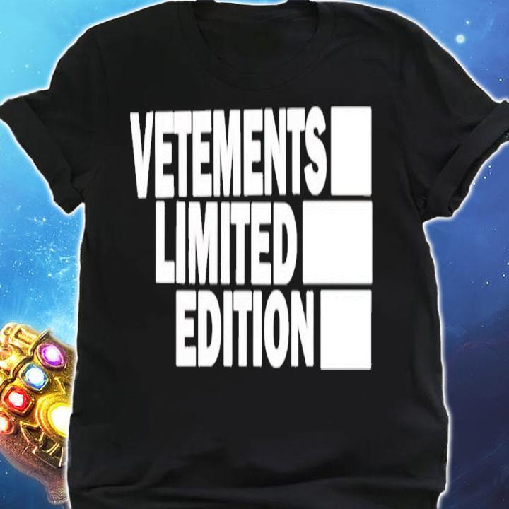 Vetements Limited Edition Vetements shirt t-shirt shirt