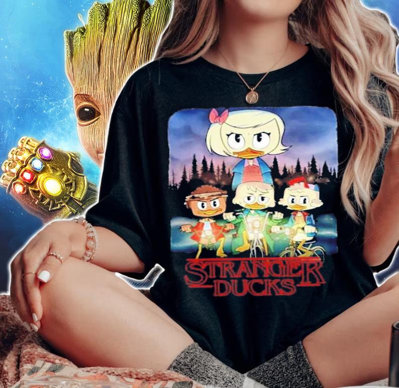 Stranger Animal Lovers Duck T-Shirt t-shirt woman shirt