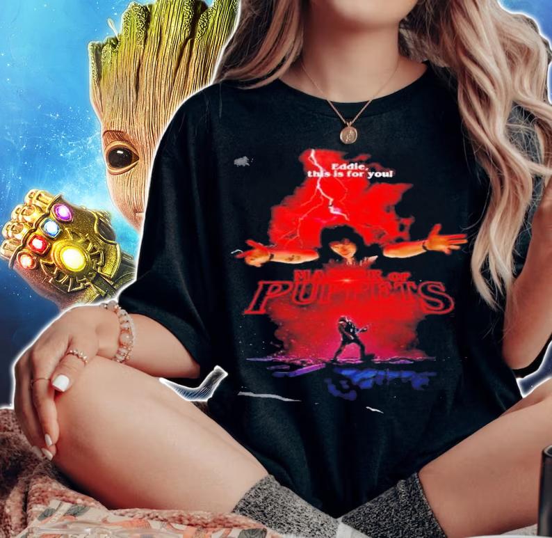 Stranger Things Eddie Munson Master of Puppets Shirt t-shirt woman shirt
