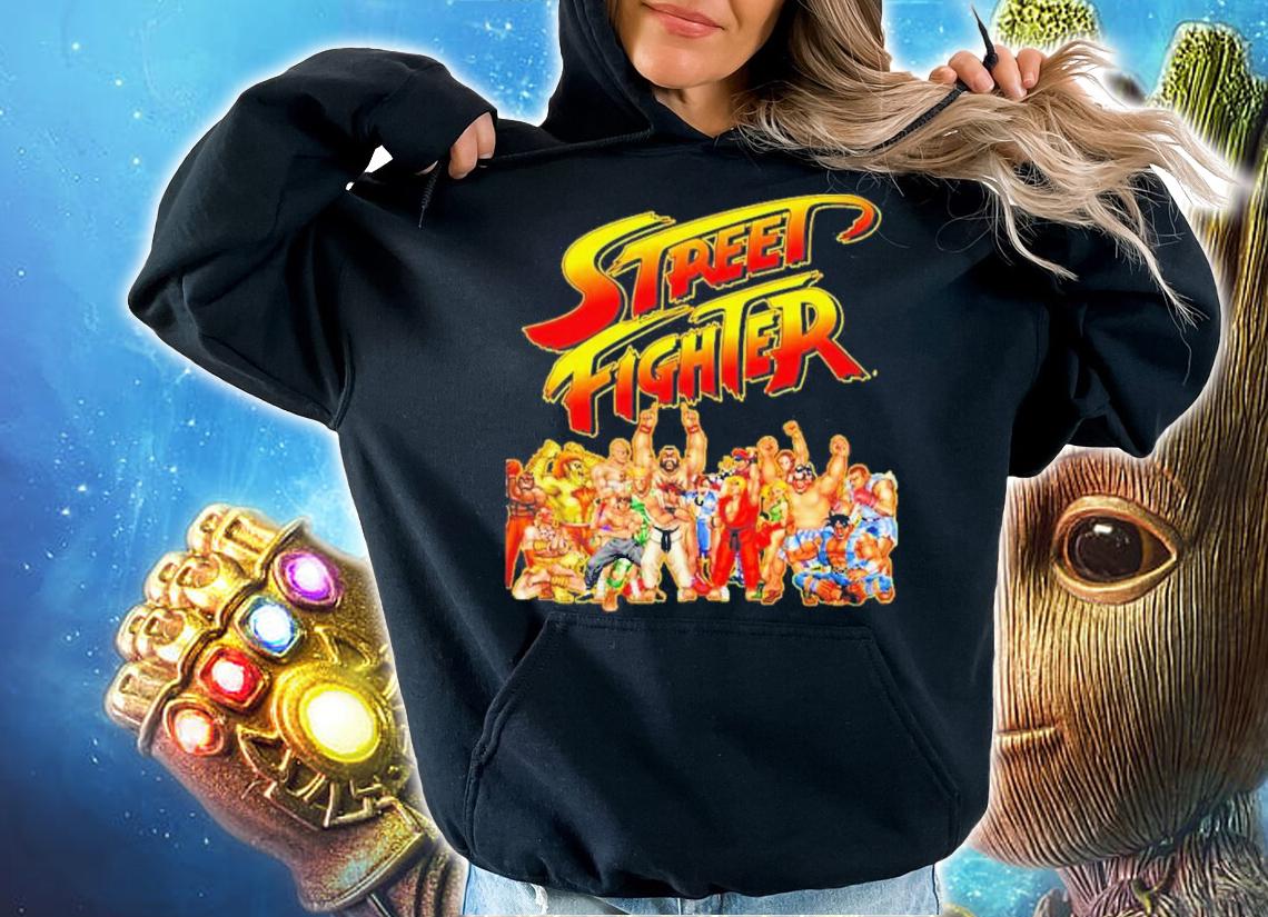 Street Fighter Retro Game T-Shirt t-shirt hoodie