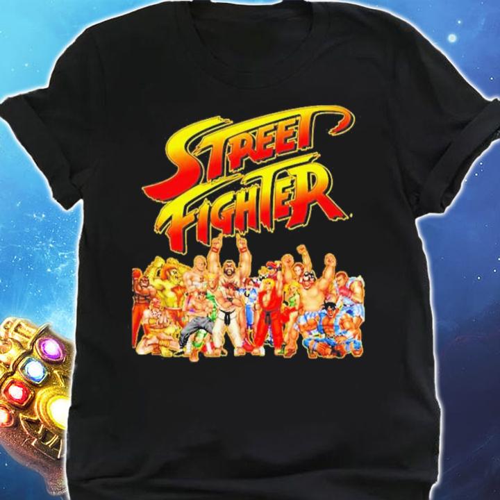 Street Fighter Retro Game T-Shirt t-shirt shirt