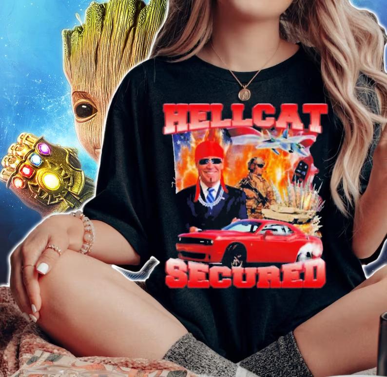 Swag Stimulus Hellcat Secured Joe Biden T-Shirt t-shirt woman shirt