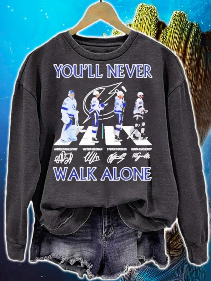 Tampa Bay Lightning Youll Never Walk Alone Abbey Road Signatures Shirt t-shirt sweatshirt