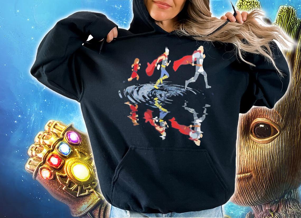 Reflection Water Mirror Thor Love And Thunder 4 Running t-shirt hoodie